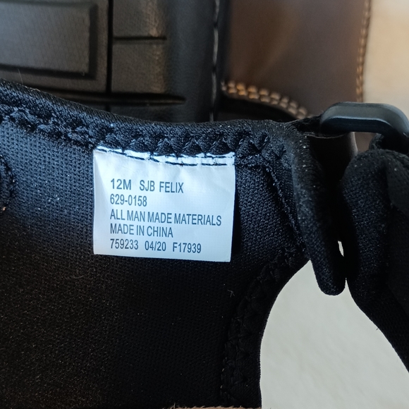 St John's Bay men's DRY+COOL memory foam sandals Brown size 12m - Picture 5 of 6